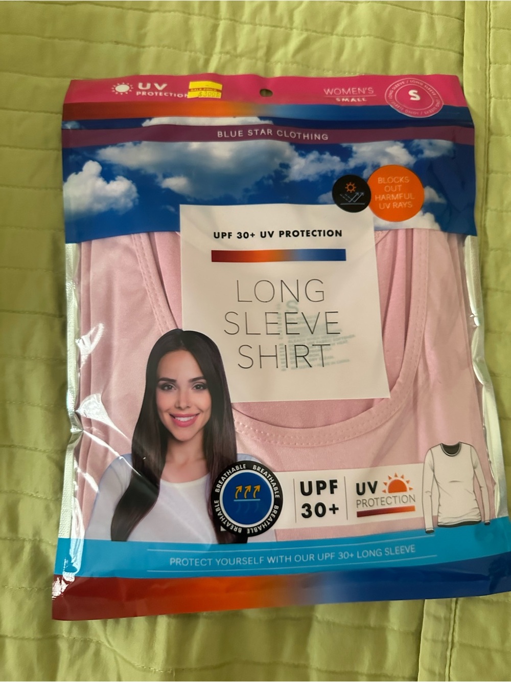 Women's Pink Long Sleeve Shirt - UPF 30+